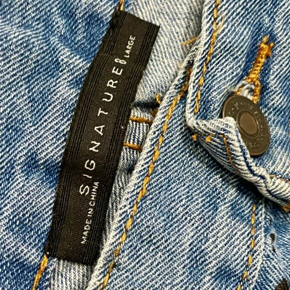 SIGNATURE 8 AZTEC DISTRESSED SHORTS SIZE LARGE - Picture 5 of 13